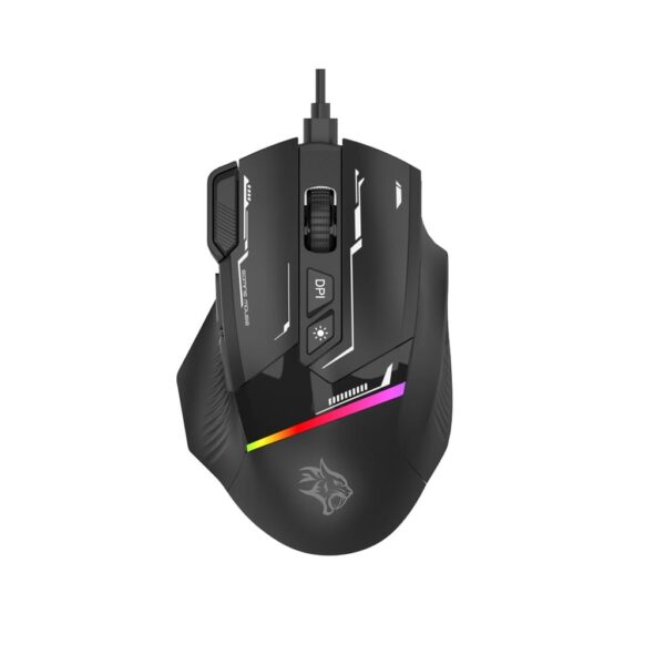 Porodo Gaming 8D RGB Wired Mouse DPI 7200