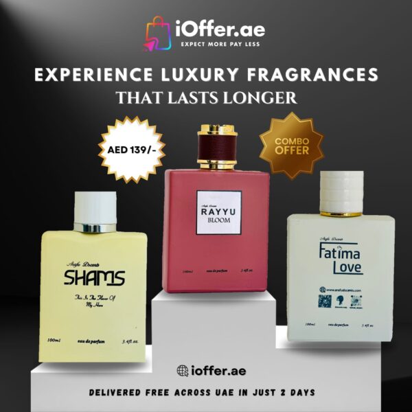 Arafu Dscents 3 Perfumes Combo for Women
