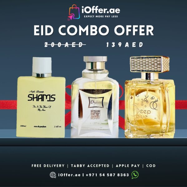Oriental Combo for Unisex, Pack of 3 (100ml each)