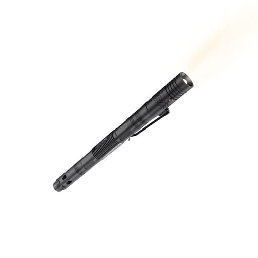 Porodo LifeStyle Outdoor 6in1 Flashlight with Holder Pen Whistle Bottle Opener and Safety Hammer