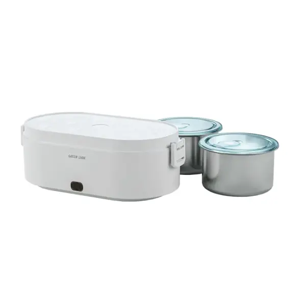 Green Lion Electronic Lunch Box 800mL - White