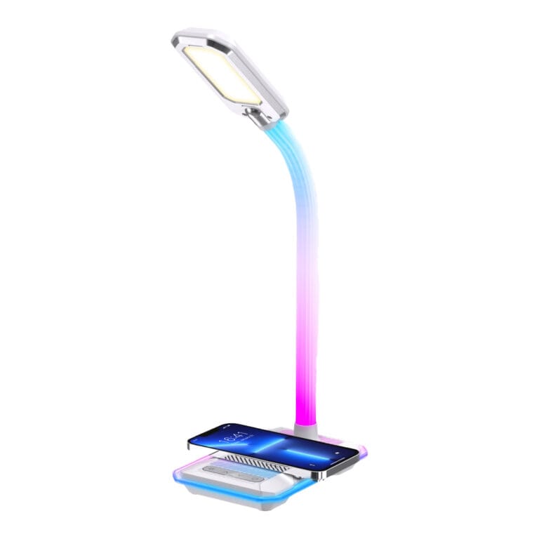 [PDX119] Porodo Gaming E-Sports Desk Lamp with Charging Base - White